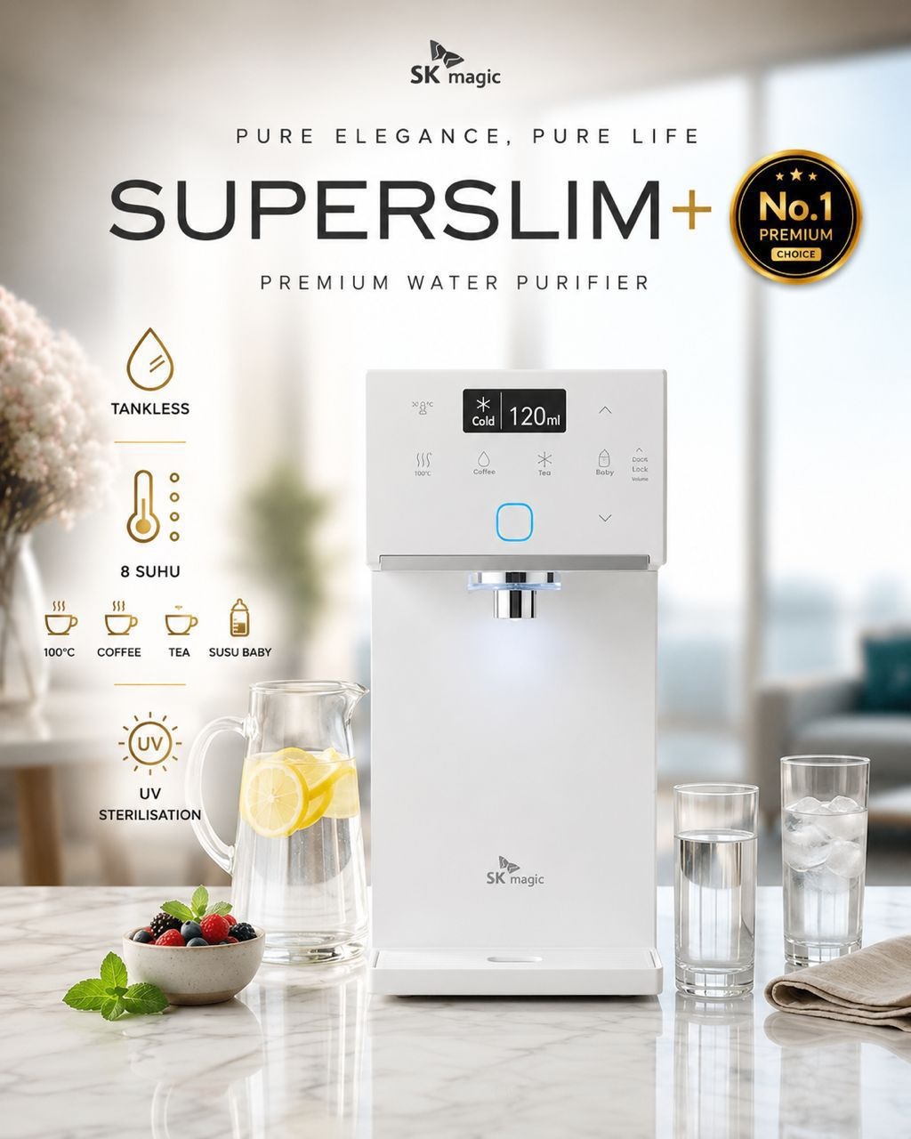 Penapis Air SUPERSLIM+