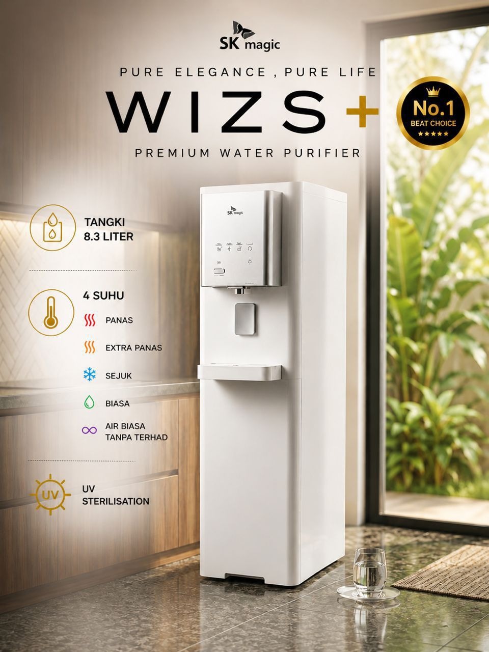 Penapis Air WIZ S+